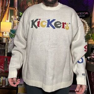 Kickers Men's Sweater Large with Multicolor Logo